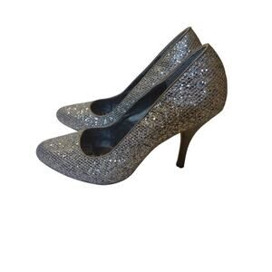 American Glamour Badgley Mischka Splarky‎ High Heels 9 Disco Party Wedding